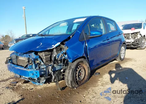 2012 Toyota Yaris Le from USA, damaged, VIN JTDKTUD37CD503193